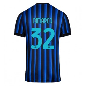 Lacne Muži Futbalové dres Inter Milan Federico Dimarco #32 2025-26 Krátky Rukáv - Domáci
